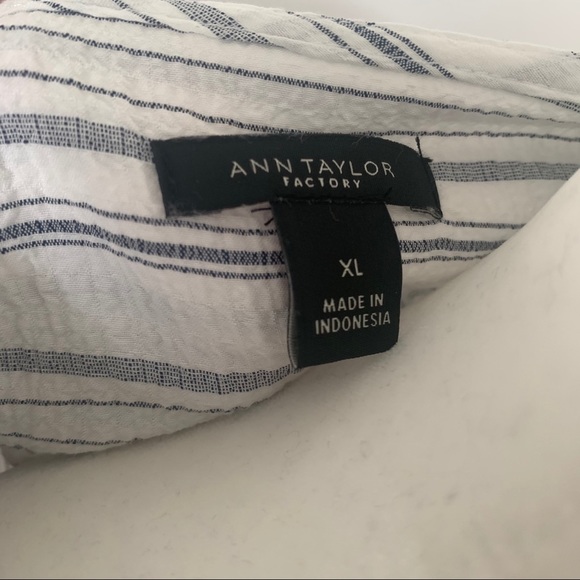 Ann Taylor Factory Faux Wrap Top - Picture 6 of 8